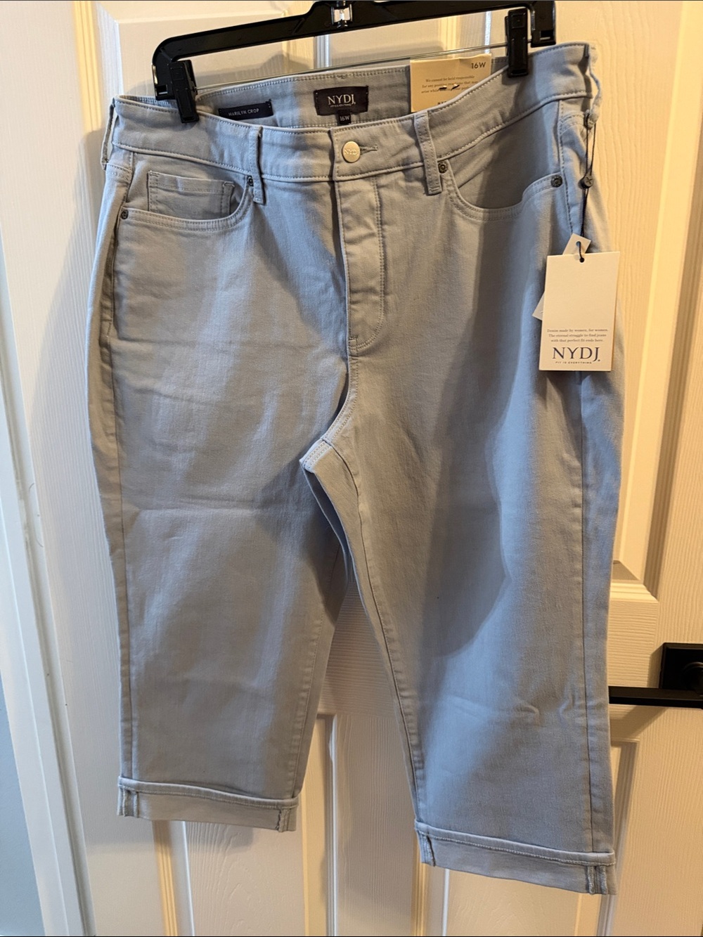 NYDJ Light Blue Capris